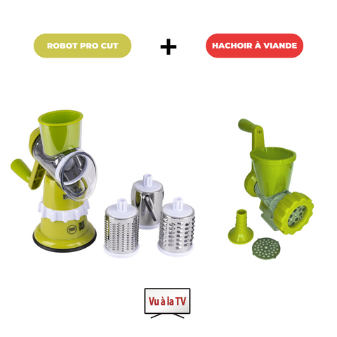 Pack Integral - Hercule + Robot Pro cut + 6 accessoires cuisines